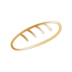 Bread icon 3D design