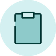Paste icon, illustration, vector on a white background.