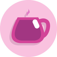 Cafe coffee, illustration, vector on white background.