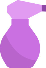 Covid spray, illustration, vector on white background.