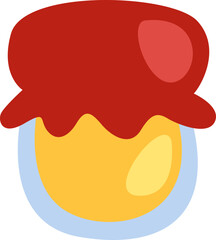 Farming honey, illustration, vector on white background.