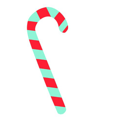 Fototapeta na wymiar Red green candy cane for christmas