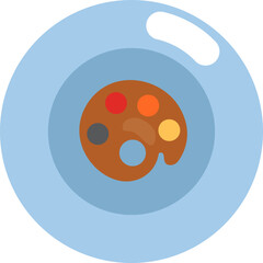 Hobby art, illustration, vector on white background.