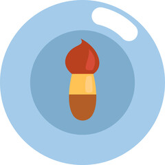 Fototapeta premium Hobby painting, illustration, vector on white background.