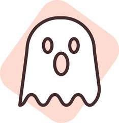 Holiday halloween, illustration, vector on white background.