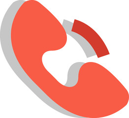 Market call, illustration, vector on white background.