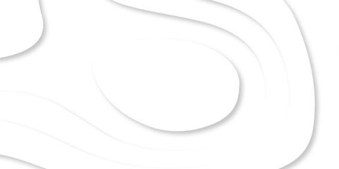 abstract Luxury paper cut background, Abstract decoration, white pattern and golden lines  gradients, 3d Vector illustration, topographic canyon map light relief texture, curved layers.