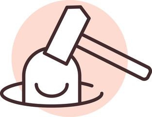 Park games, illustration, vector on white background.