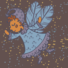 little child with a wand