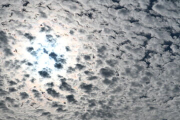 아름다운 하늘 구름 배경 특이한