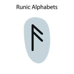 Runic Alphabets, futhark. Writing ancient Germans. Vector Mystical symbols. 
Esoteric, occult, magic illustration for Tattoos.

