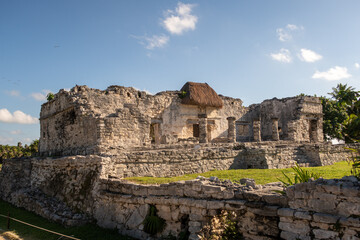 Fototapeta na wymiar Mayan ruins in Mexico