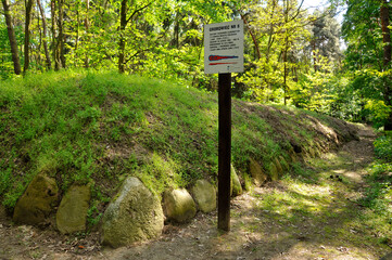 Archaeological reserve, Kuyavian tombs, Kuyavian-Pomeranian Voivodeship, Poland