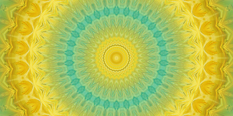 Fraktal Mandala Wallpaper Hintergrund für Druck und Design