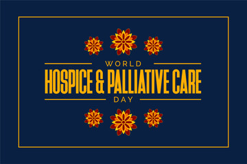 world hospice and palliative care day - obrazy, fototapety, plakaty