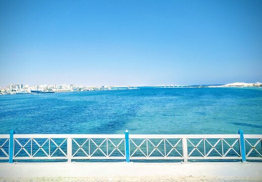 sea and sky in Matrouh, Egypt