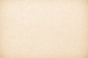 Cream recycled kraft paper texture as background. Old paper texture cardboard.