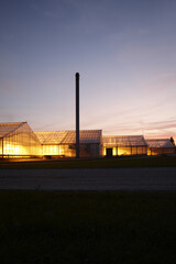 Fototapeta na wymiar Energy management in greenhouses