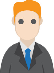 business man Character Illustration Vector Businessman Character Model