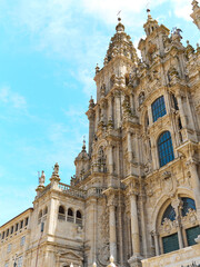 Santiago of Compostela cathedral from the outside