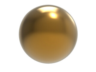 Golden sphere.