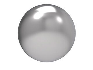 Silver sphere.