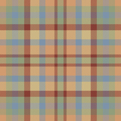 Plaid check pattern. Seamless fabric texture. Tartan textile print.