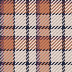 Seamless pattern of scottish tartan plaid. Repeatable background with check fabric texture. Vector backdrop striped textile print.