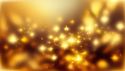 Abstract golden twinkle background.