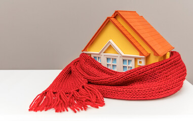 The house is wrapped in a warm scarf.