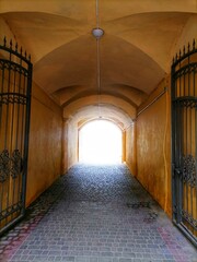 corridor of the church