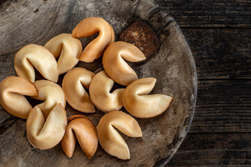 Fortune cookies on the table