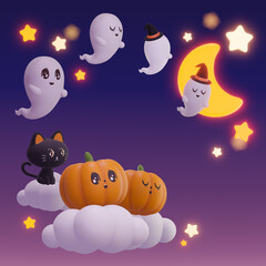 HALLOWEEN_5000×5000_ハロウィン_夜