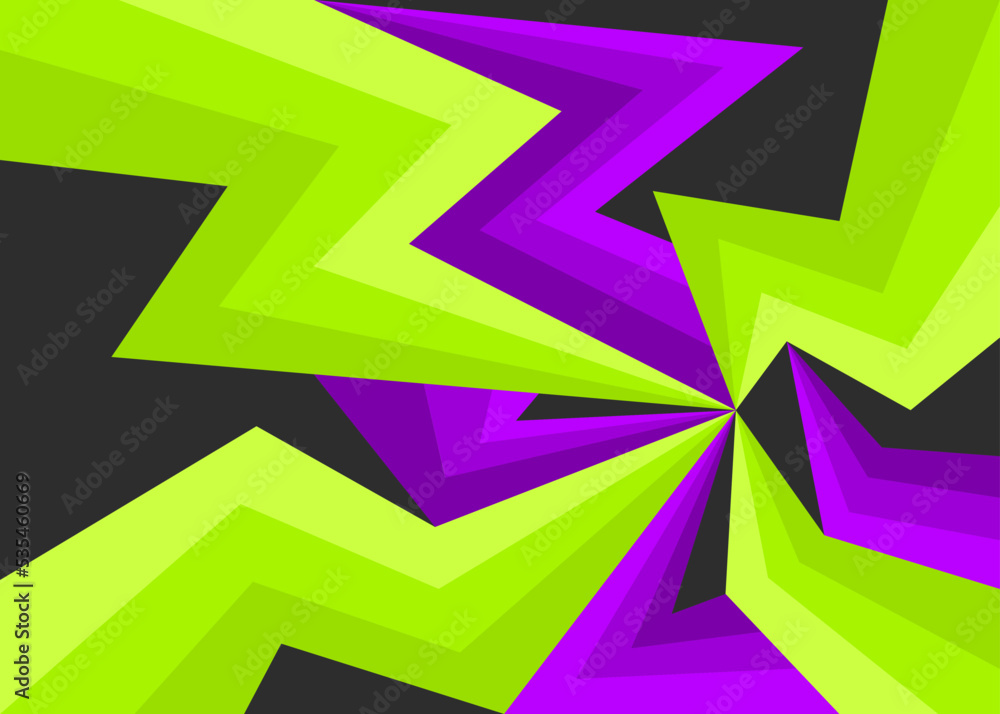 Aufkleber abstract background with colorful and gradient lines pattern