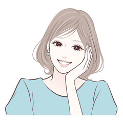 女性のイラスト素材