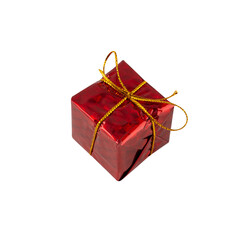 Gift box decoration cutout, Png file.