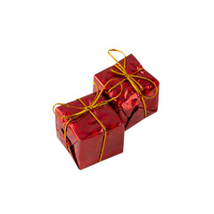 Gift box decoration cutout, Png file.