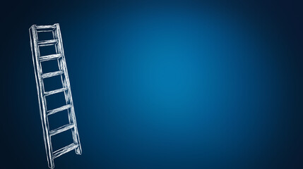 Stairs . The concept of growth, future, development.