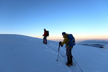 Multi day summer expedition through some glaciers in the alps. On the Monterosa massif starting from Zermatt and summiting multiple 4000m mountains