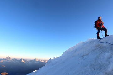 Multi day summer expedition through some glaciers in the alps. On the Monterosa massif starting from Zermatt and summiting multiple 4000m mountains