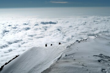Multi day summer expedition through some glaciers in the alps. On the Monterosa massif starting...