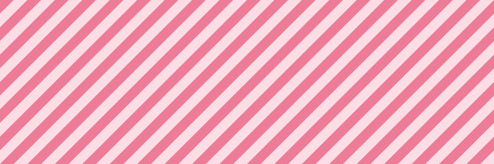 Pink candy diagonal seamless striped pattern. Wallpaper and background.