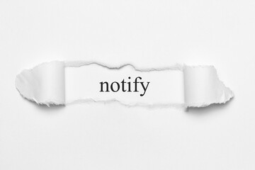  notify