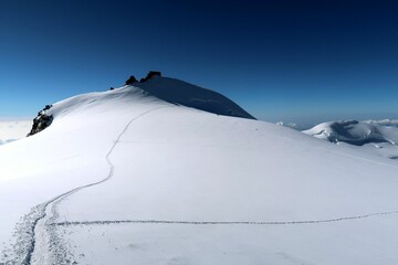 Multi day summer expedition through some glaciers in the alps. On the Monterosa massif starting from Zermatt and summiting multiple 4000m mountains