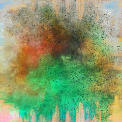 Watercolor grunge texture. Hand painted background. 