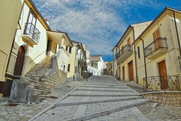 The village of Frigento in Campania, Italy.