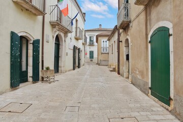 The village of Frigento in Campania, Italy.