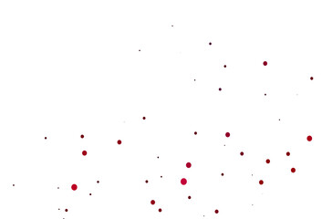 Light Pink vector cover with spots.