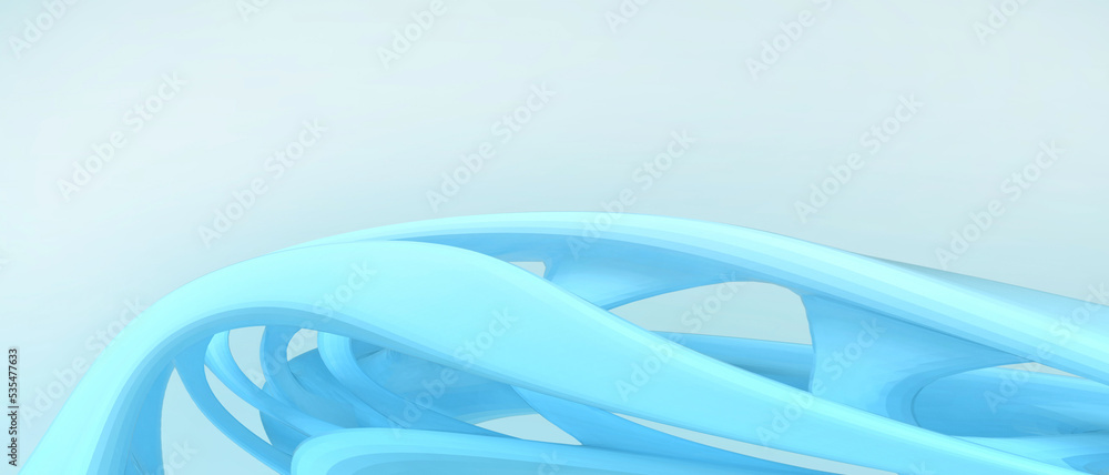 Poster abstract background. technology and science innovation concept on blue for innovation and security d