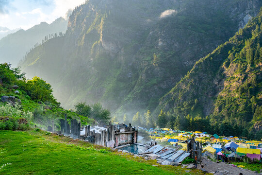 This picture is of Kheerganga which is located deep in Parvati Valley Kullu Valley of Himachal Pradesh